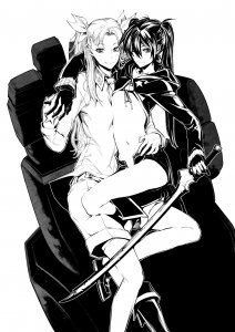 Rating: Safe Score: 0 Tags: black_rock_shooter black_rock_shooter_(character) crossover fate_(series) toosaka_rin User: Vetyt