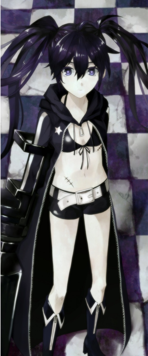 black_rock_shooter black_rock_shooter_(character) działo