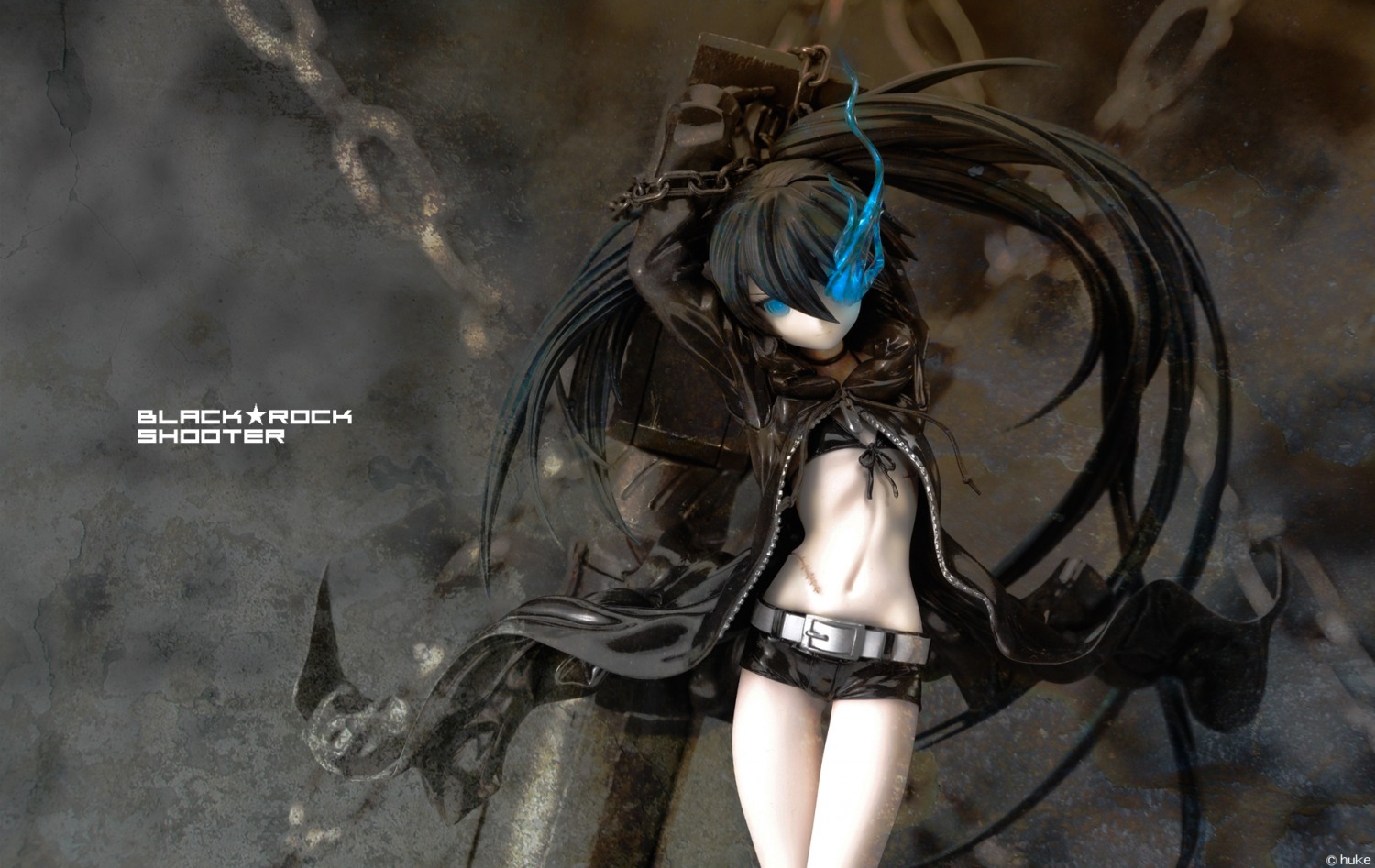 black_rock_shooter black_rock_shooter_(character) działo figma