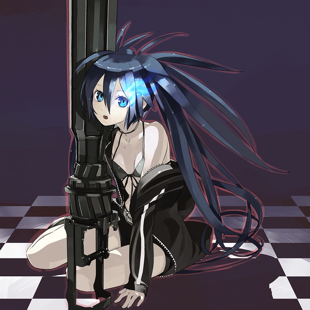 black_rock_shooter black_rock_shooter_(character) działo