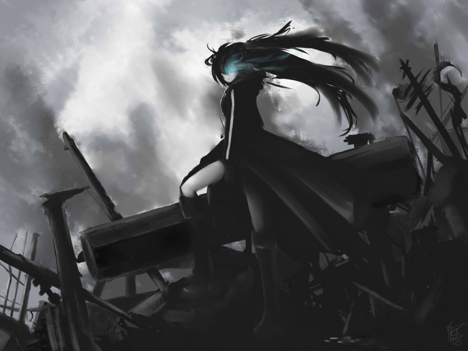 black_rock_shooter black_rock_shooter_(character)