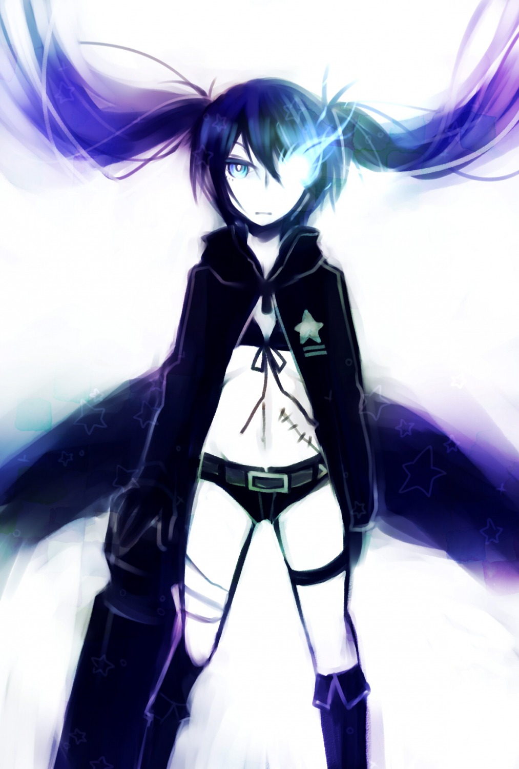 black_rock_shooter black_rock_shooter_(character) działo