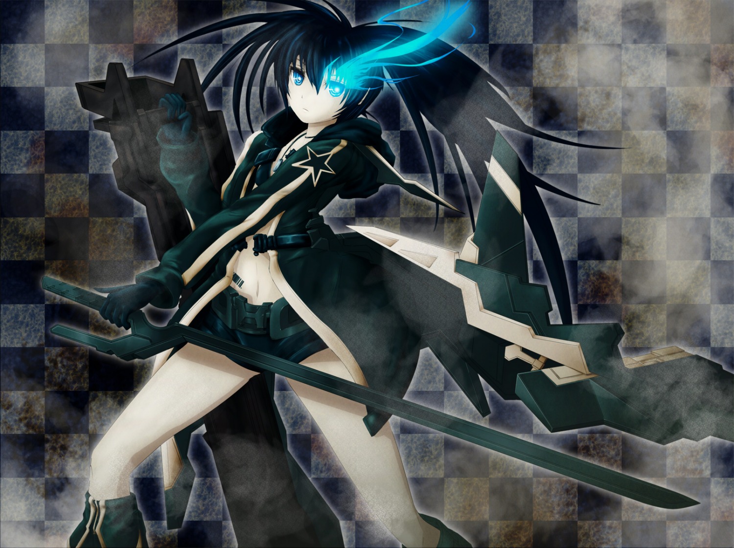 black_rock_shooter black_rock_shooter_(character) black_rock_shooter_(game) działo