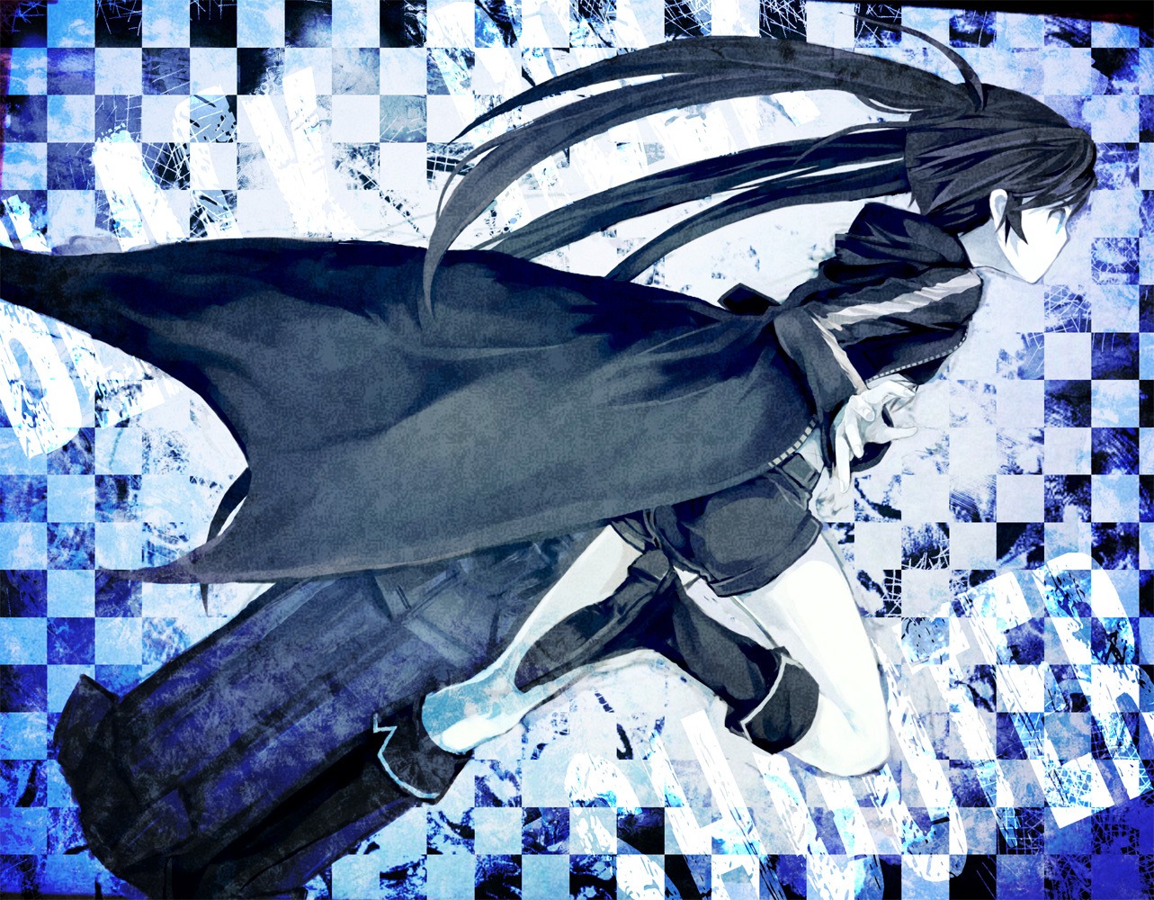 black_rock_shooter black_rock_shooter_(character) działo