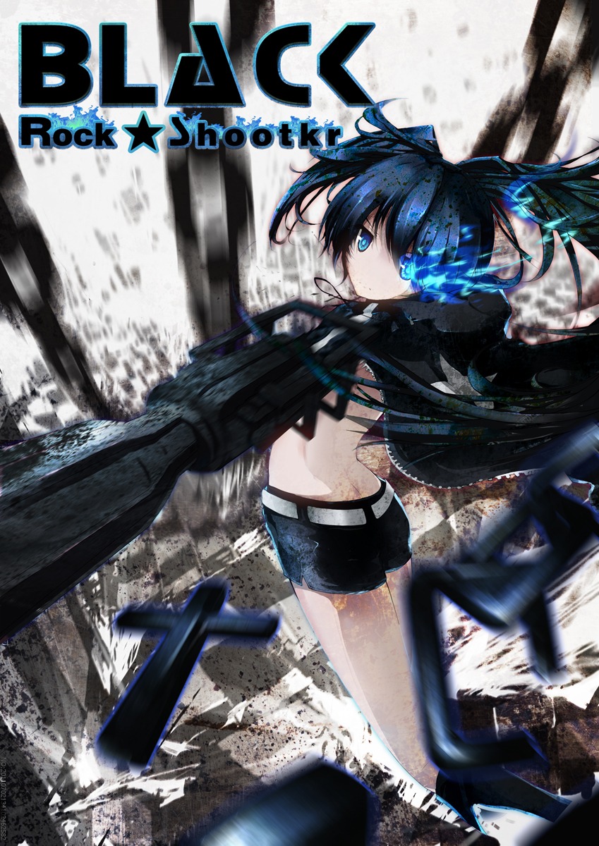 black_rock_shooter black_rock_shooter_(character) działo