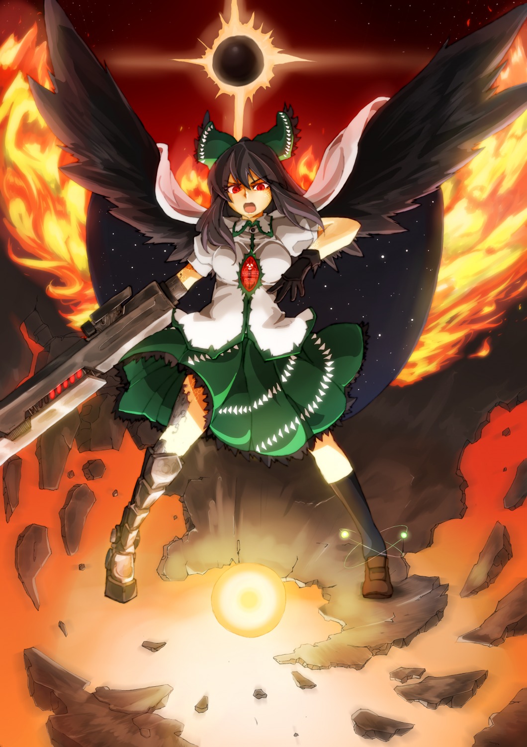 touhou utsuho_reiuji