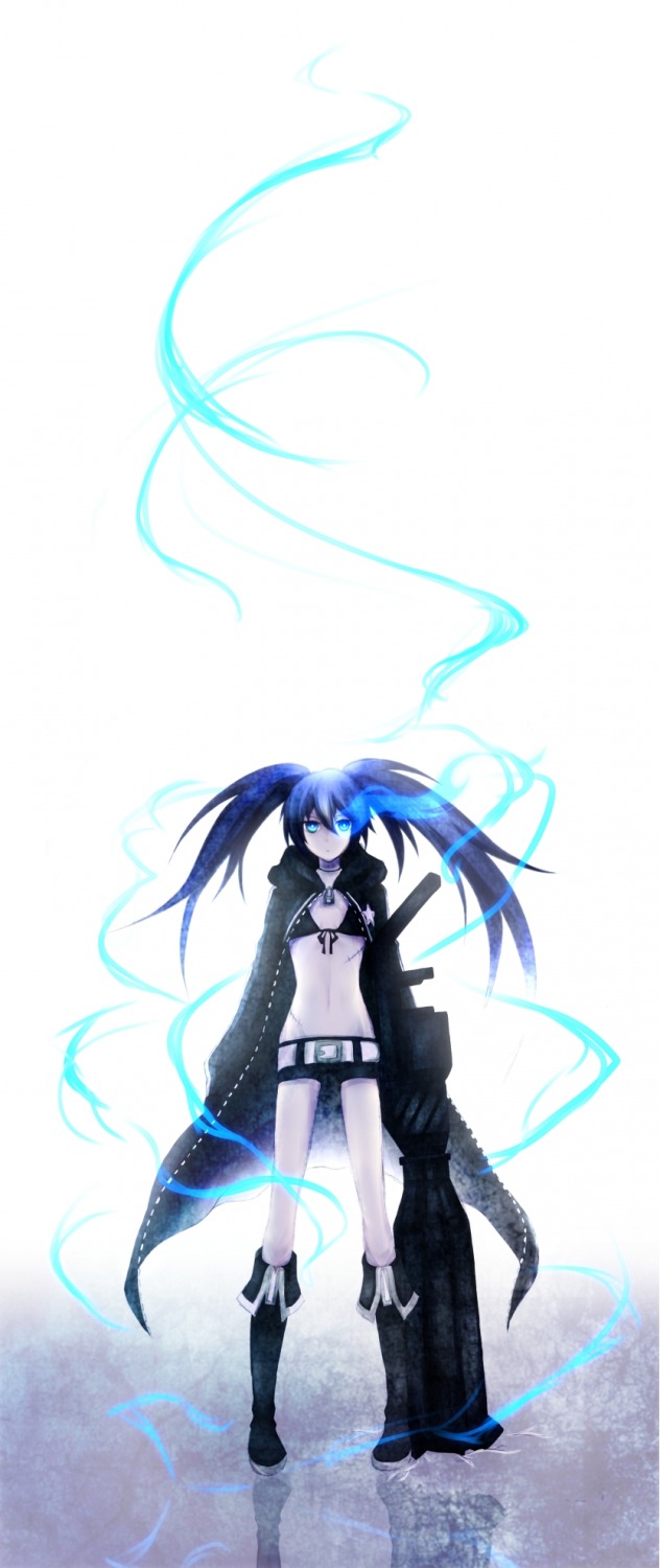 black_rock_shooter black_rock_shooter_(character) działo